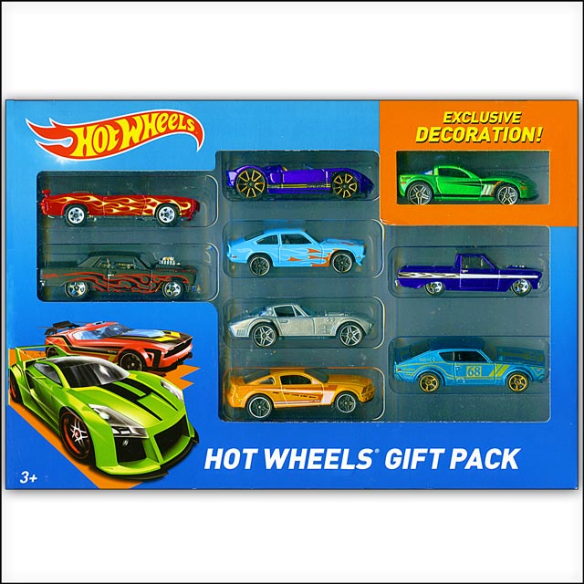 HOT WHEELS EXCLUSIVE DECORATION Gift Pack 9 Cars - Expedited Shipping ...